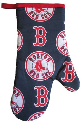 Red Sox 3 Piece Kitchen Gift Set, with Personalized Towel.
