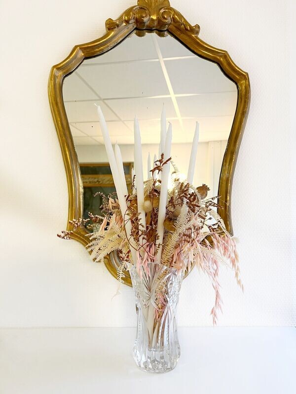 Fagot de 6 chandelles fleuristes blanches