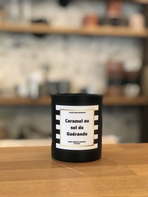 Bougie parfumée "Caramel au Sel de Guérande"
