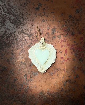 Ex Voto baroque Vert menthe laqué Or