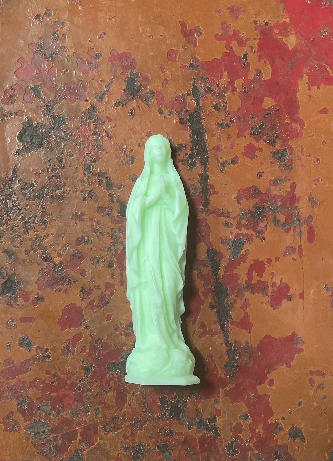 Madone en cire coloris Vert pomme