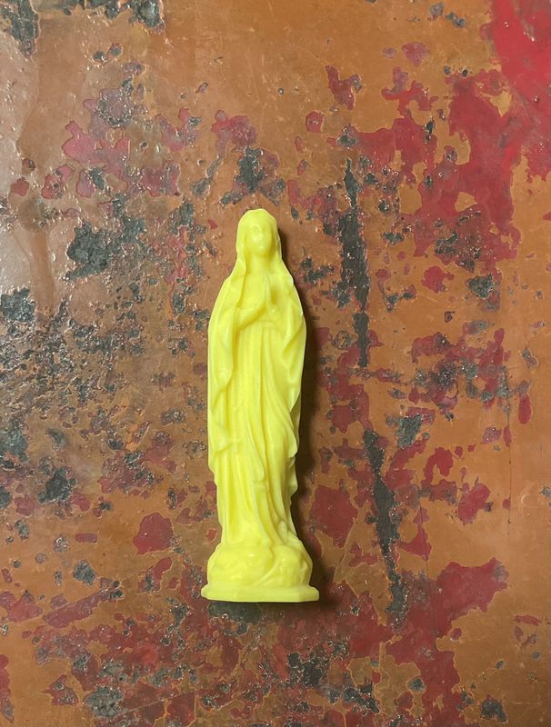 Madone en cire coloris Jaune Citron