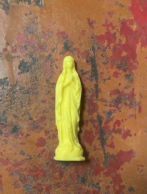 Madone en cire coloris Jaune Citron
