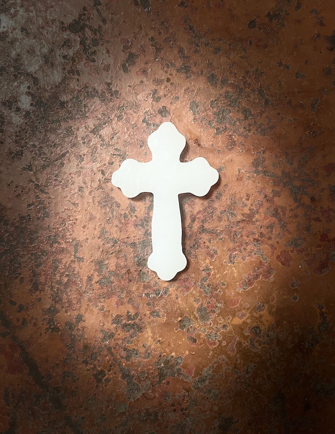 Croix en cire Blanc du Mans (translucide)