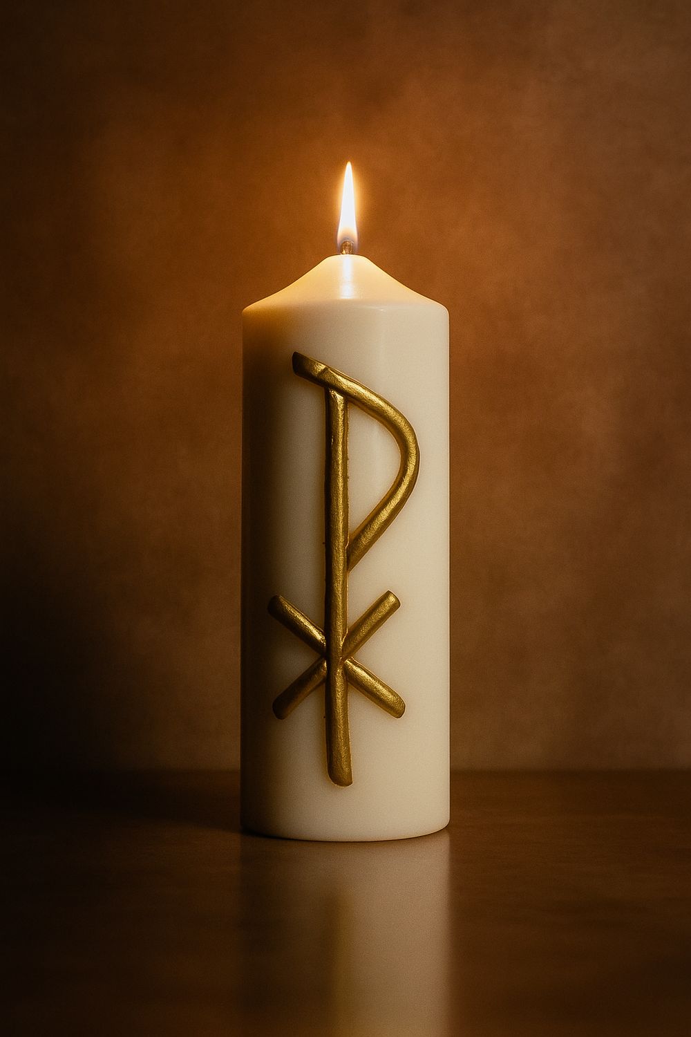 Cierge PAX de communion personnalisable