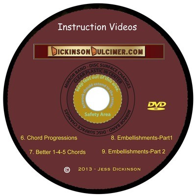 DVD Hammered Dulcimer Instruction Videos - ALL THREE