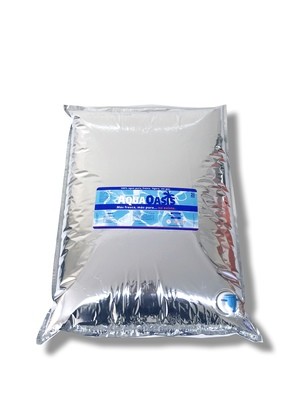 Agua AquaOasis en Bolsa  con Válvula de 20 Litros.