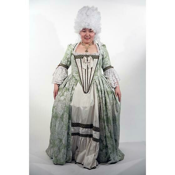 marquise vert d'eau et crème