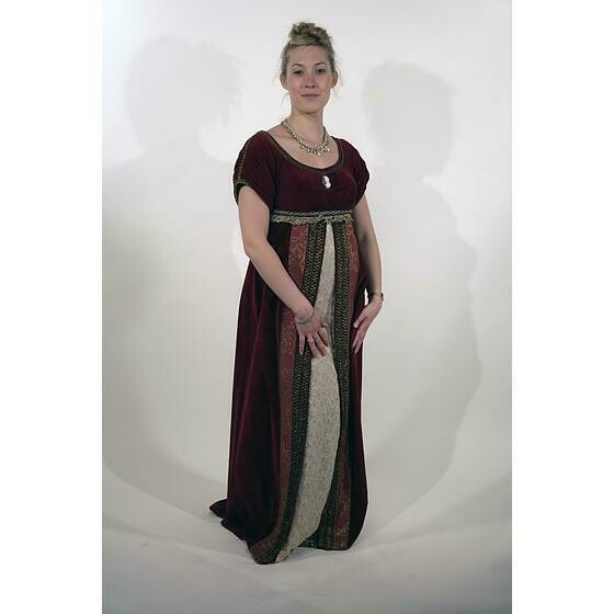 robe velours bordeaux