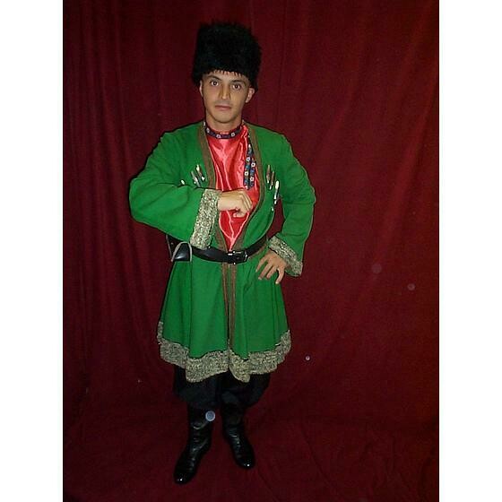 Russe veste vert