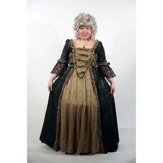 marquise noire et or