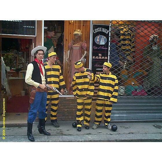 Bagnard jaune et noir