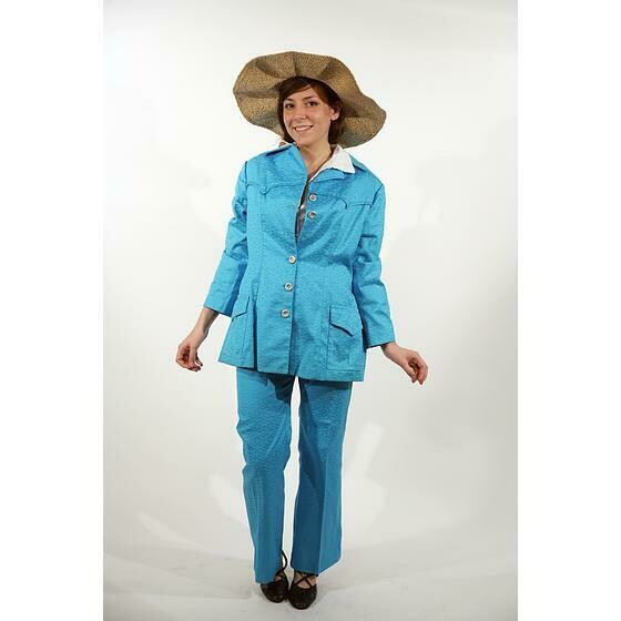 ensemble 70's bleu