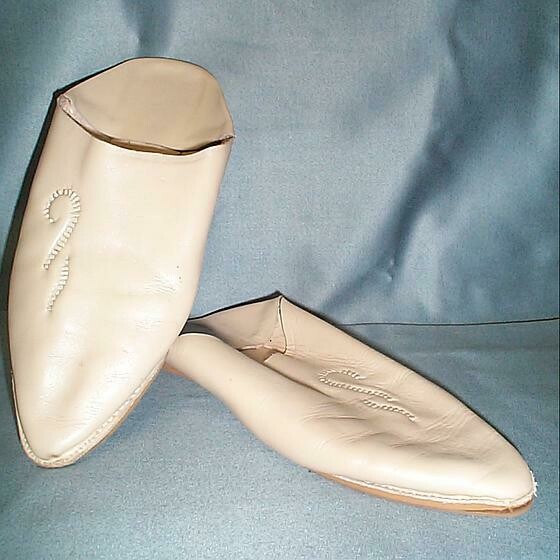babouche classic blanche