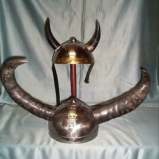 casque vicking métal