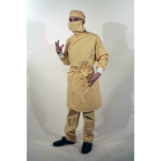 personnel hospitalier jaune
