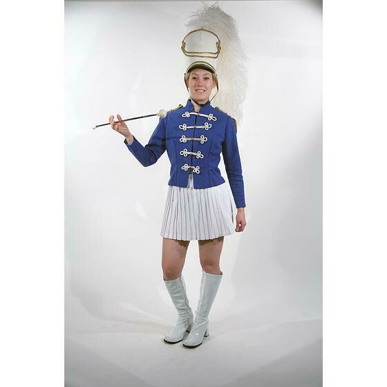 Majorette bleu