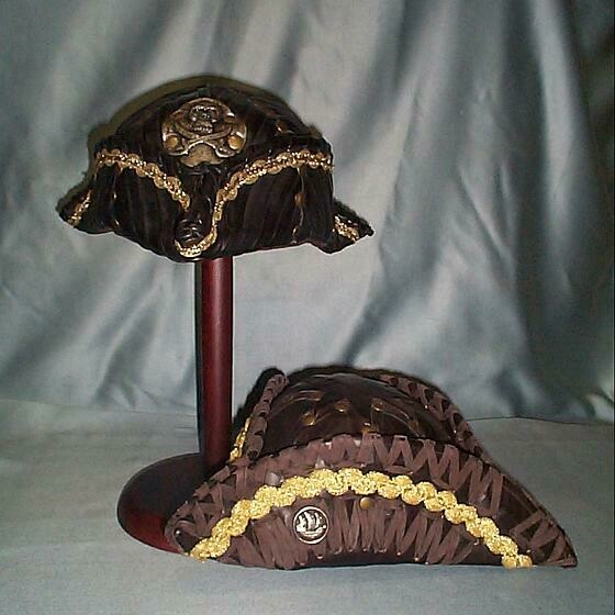 tricorne pirate cuir