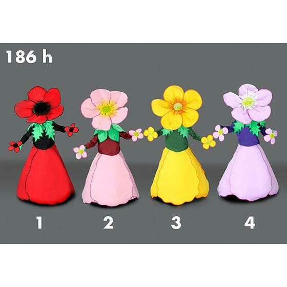 Fleur en robe