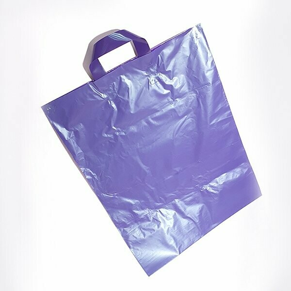 שקיות דאפי עם ידיות לופ, גודל 30-40, צבע סגול