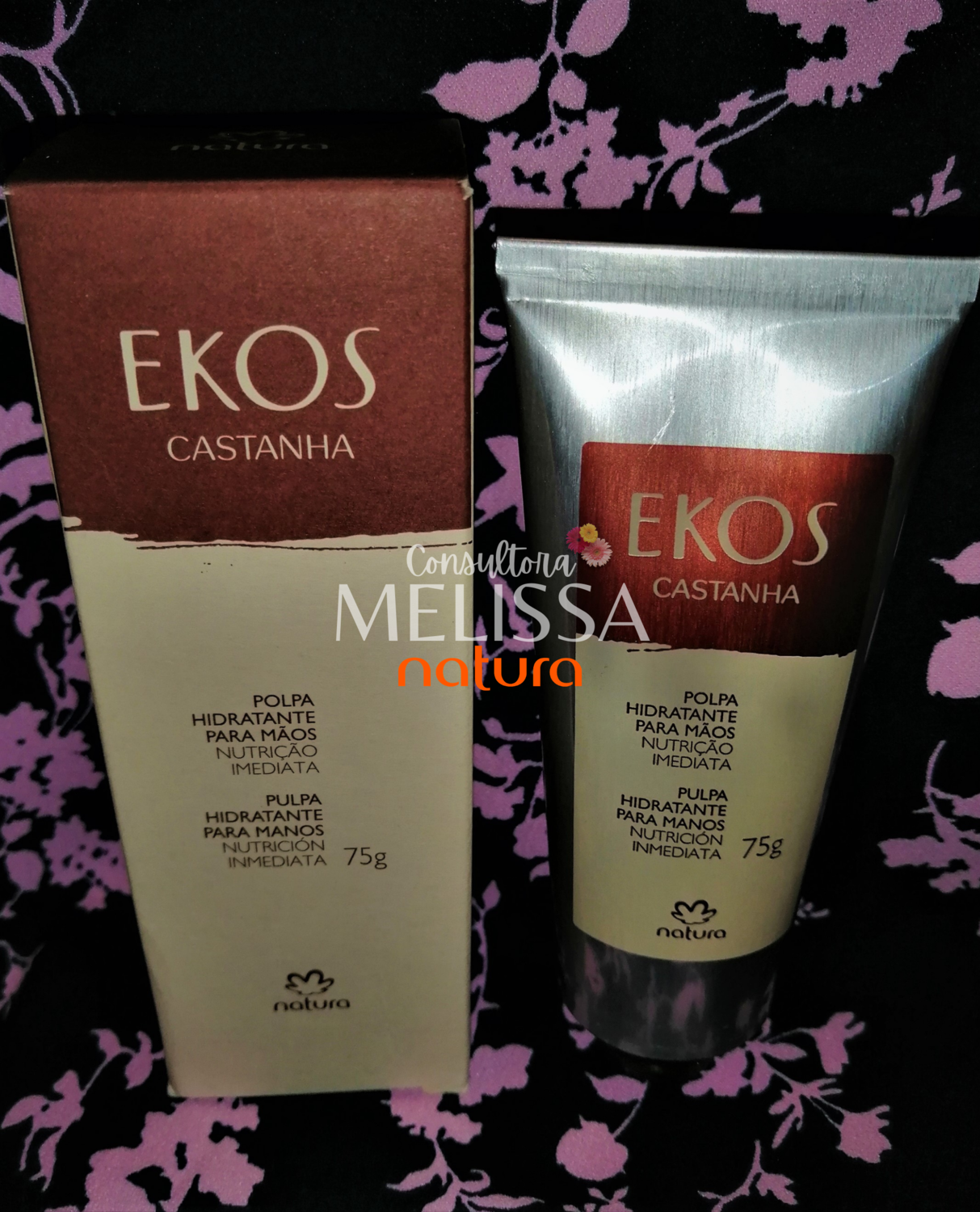 Natura Ekos Pulpa Hidratante para manos y uñas Castaña 75 g