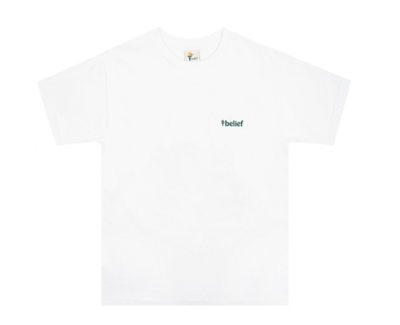 Belief Logo Tee White