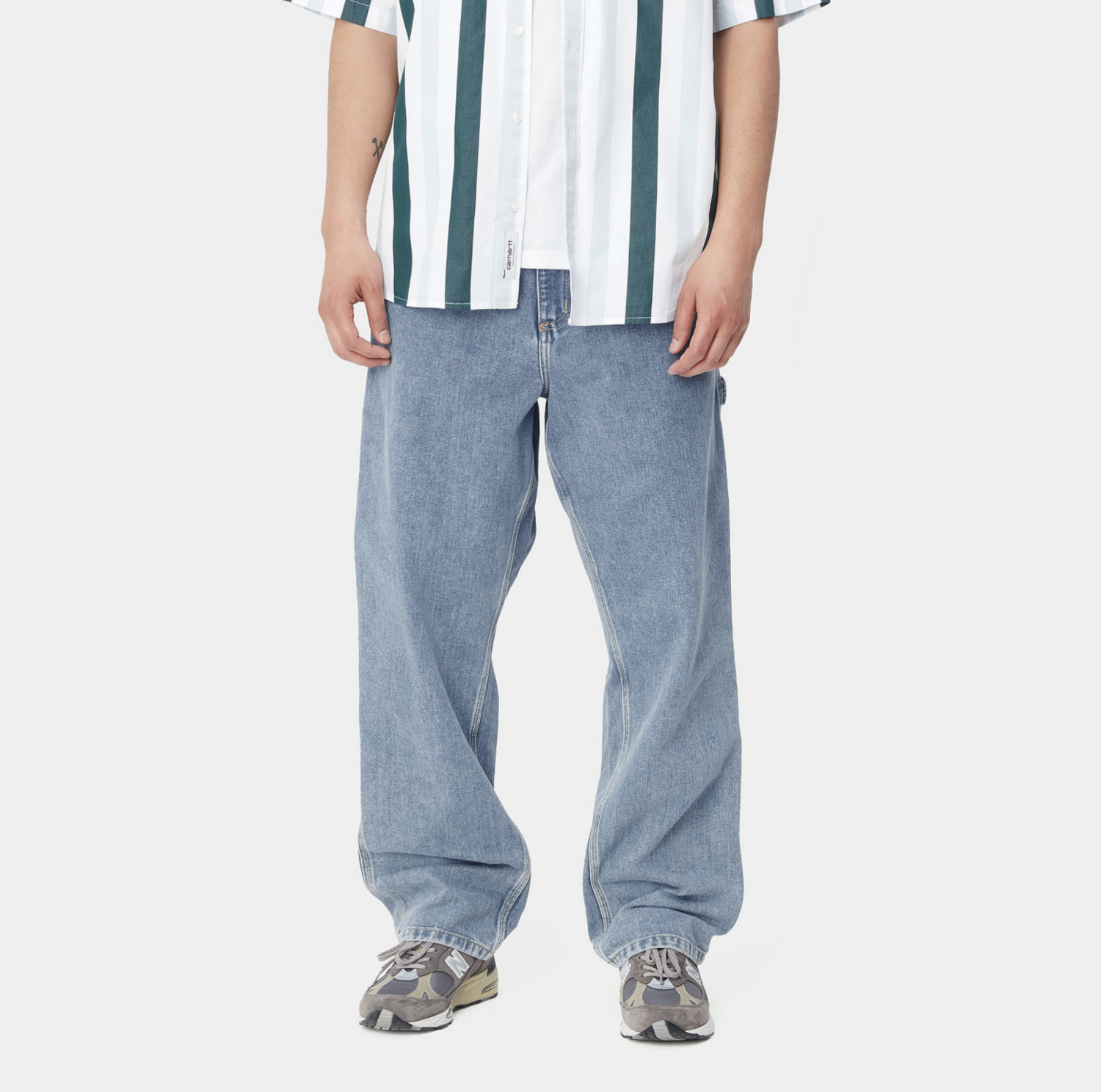Carhartt WIP Single Knee Pant blue stone bleached