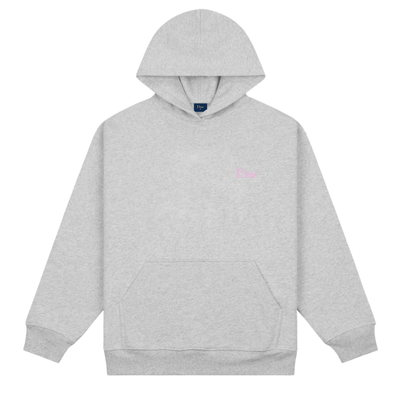 Dime Hoodie Classic Small logo grey/pink