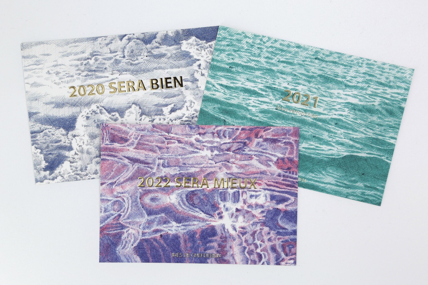 Collection des cartes de voeux - 2020, 2021 et 2022