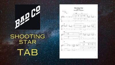 How to Create TABs - Without Knowing How To Read Music - "Shooting Star" - solo breakdown - TAB and Video