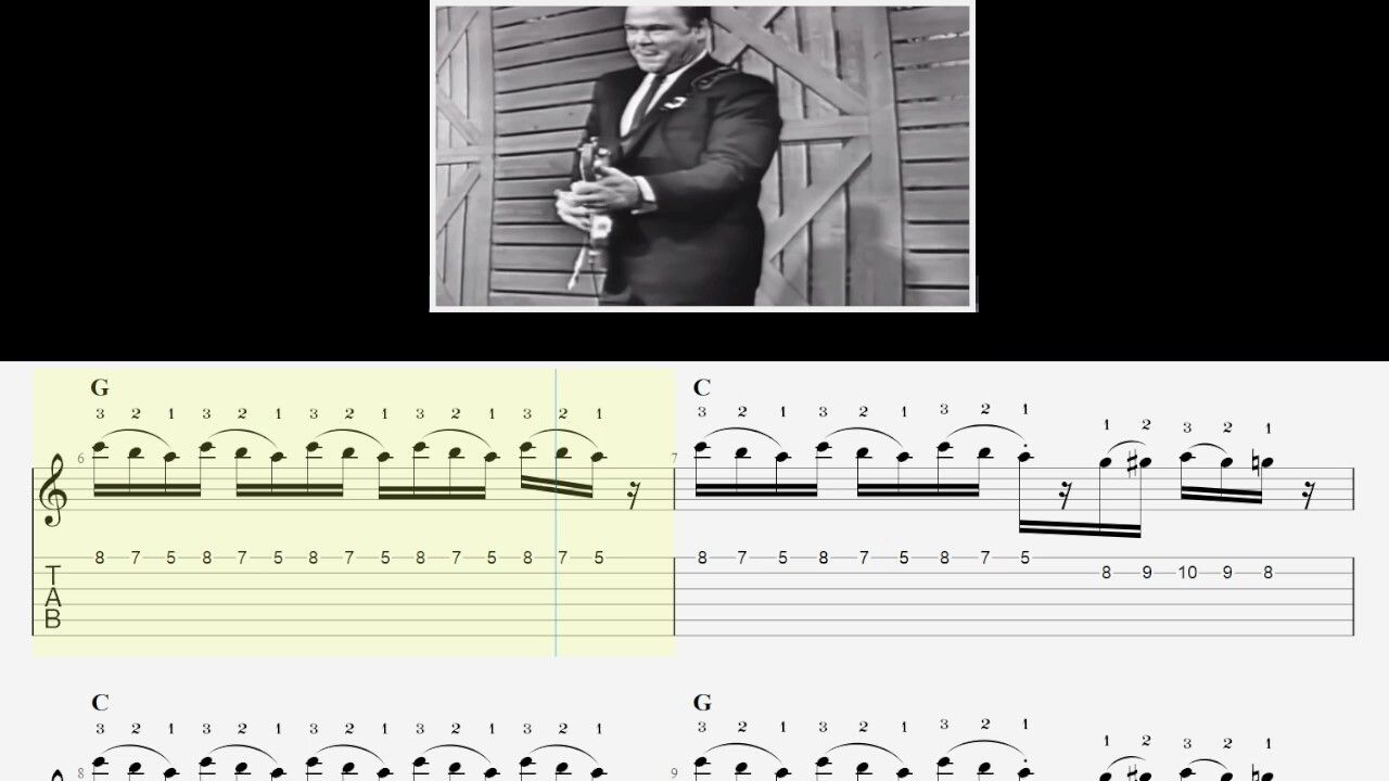 TAB - Roy Clark - &quot;12th Street Rag&quot; - vintage instrumental