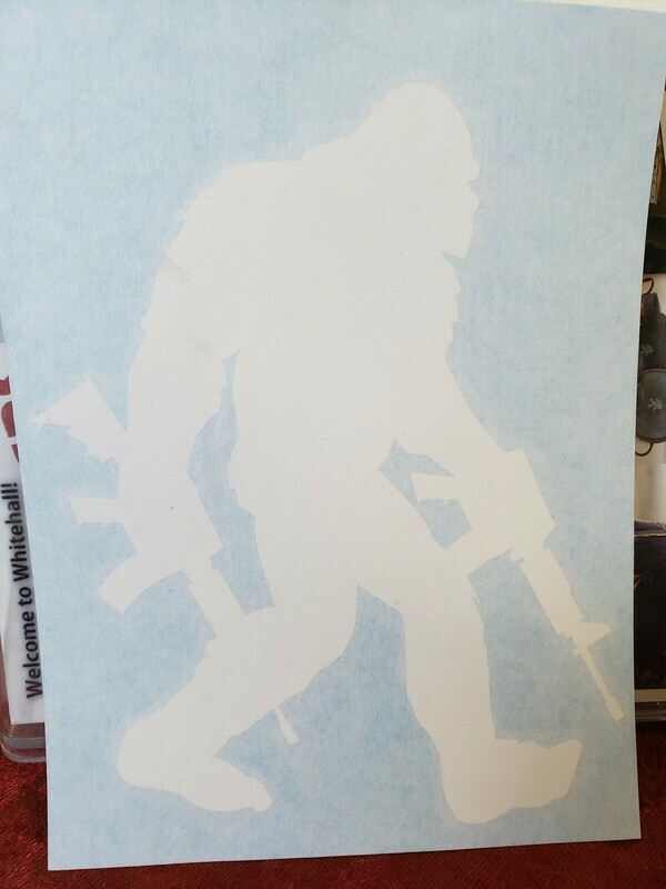 Big Foot Guns Decal