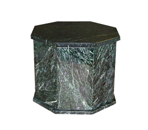 VT Verde Antique Marble Octagon Urn