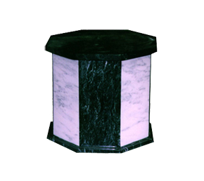 VT Verde Antique & Danby Marble Octagon Urn