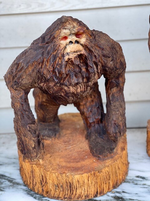 Big Foot Chain Saw Carving