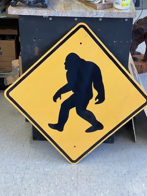 Big Foot Street Sign