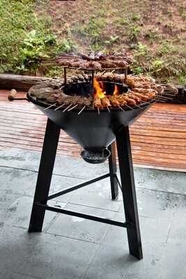 Soapstone Hot Stone Grill Firepit