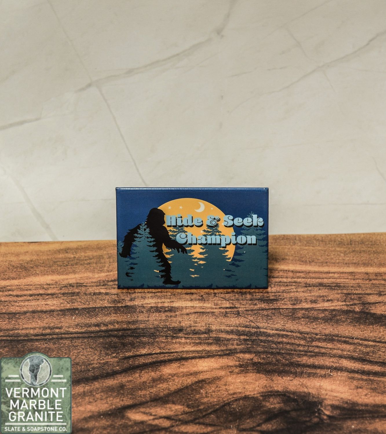 Blue Hide and Seek Champ magnet