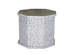 Barre Gray Granite Octagon Urn