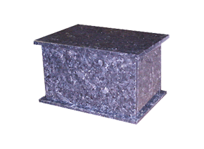Blue Pearl Granite Traditional Urn