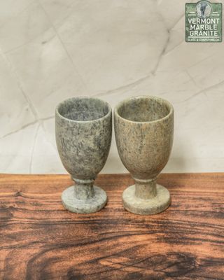 Soapstone Talc Wine Goblets