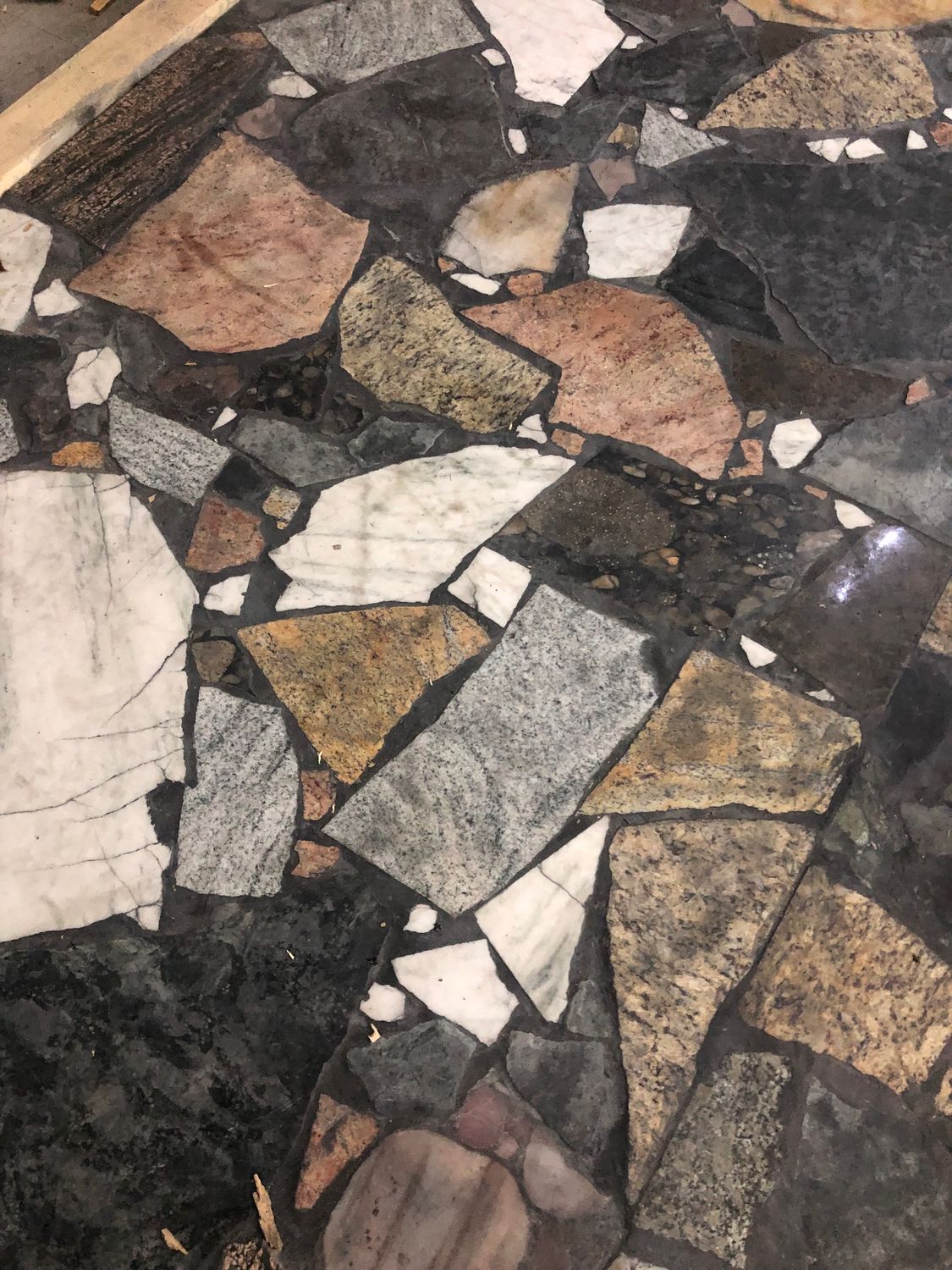 Granite, Marble, Soapstone Flagging, Flooring, Mosaic Pieces by the Pallet