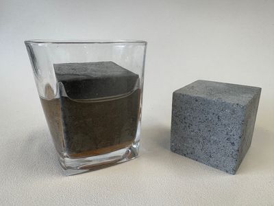 Super Size 2" Soapstone Ice Cubes - Block Ice Large Cubes Super Size 2" Soapstone Ice Cubes - Block Ice Large Cubes