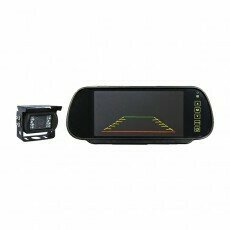 7" Mirror Monitor Rear Cam Kit 0-775-47