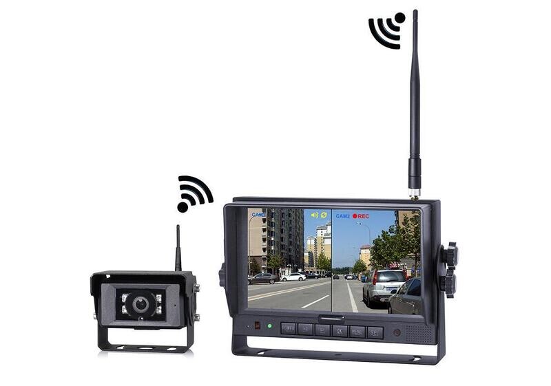 Wireless 7" HD Split Screen CCTV
