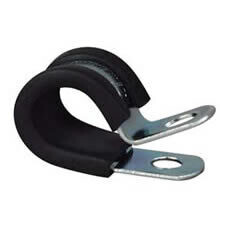 P Clips Steel/Rubber 5 - 32mm