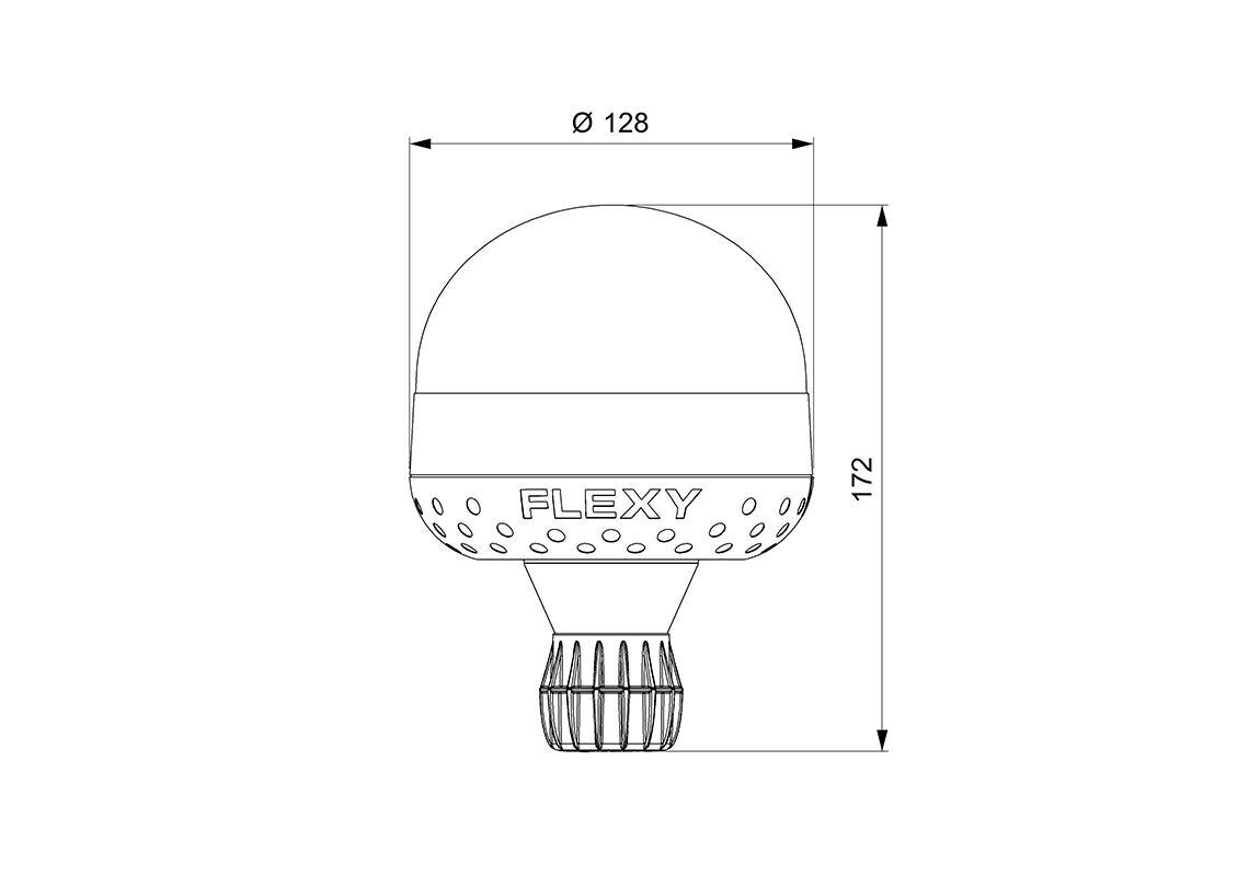 LED Beacon Pole Mount