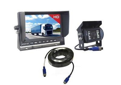WIRED CAMERA SYSTEMS - COMPLET HD 720P WIRED SYSTEM WITH 7