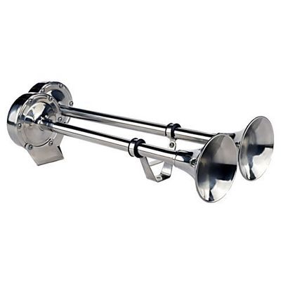 Electric Horn Stainless Steel Twin