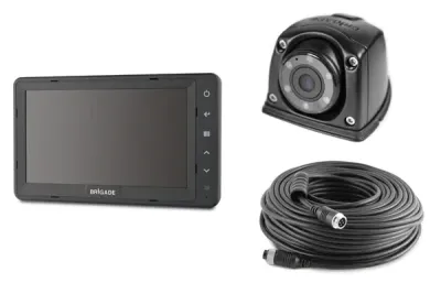 VBV-770H-3100 - 7″ Single AHD eyeball camera monitor system for small rigid vehicles